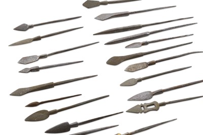 Lot 21 - Two 19th century Indian arrows, with steel...