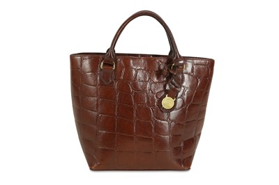 Lot 41 - Mulberry Brown Congo Shopper, embossed leather...