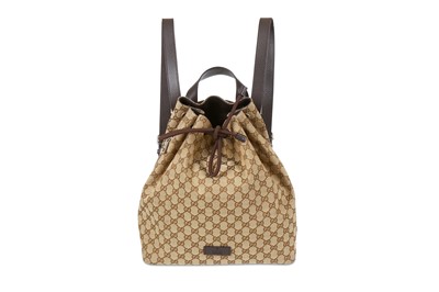 Lot 287 - Gucci Guccissima Drawstring Backpack,...