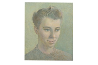 Lot 122 - DAVID TINDLE, R.A. (B.1932)  Portrait of Phyl...