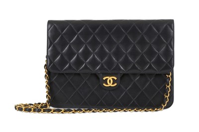 Lot 69 - Chanel Black Shoulder Bag, c. 2000-02, quilted...