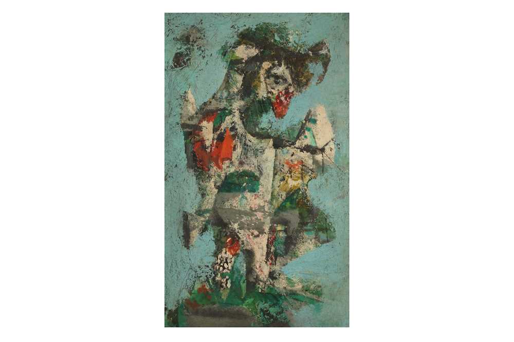 Lot 239 - JOHN ROWLAND BARKER (1911-1959) Green Jack oil...