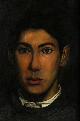 Lot 121 - DAVID TINDLE R.A. (B.1932) Self-portrait...