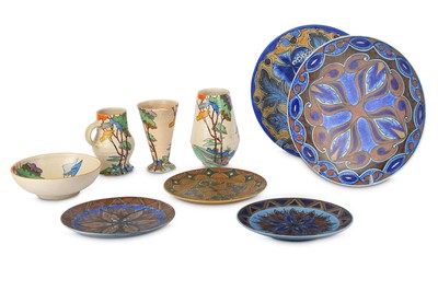 Lot 40 - A group of Clews and Co Chameleon ware hand...