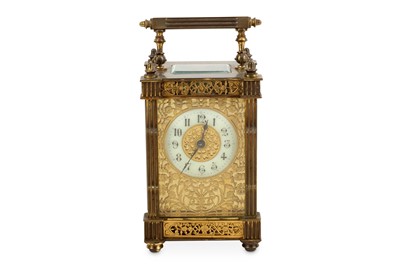 Lot 714 - A 19th Century French carriage clock, the...