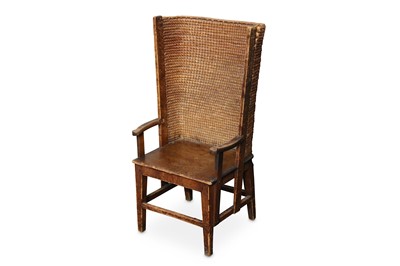 Lot 763 - An early 20th Century pine Orkney chair, with...