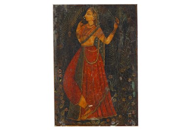 Lot 372 - A NAYIKA IN THE GARDEN Possibly Bikaner,...