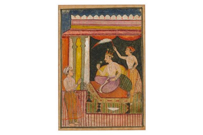 Lot 366 - A PRINCE WITH A VISITOR Possibly Sirohi,...