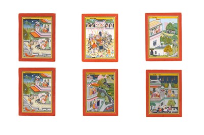 Lot 392 - A COMPLETE SET OF BARAMASA ILLUSTRATIONS Bundi,...