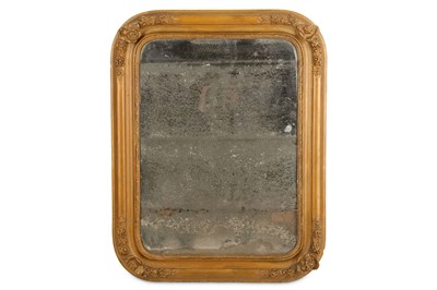 Lot 724 - A 19th Century French gilt wall mirror, of...