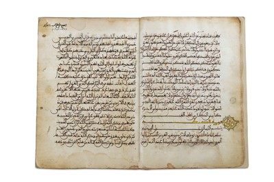 Lot 48 - A MAGHRIBI QUR’AN, JUZ' 28  PROPERTY FROM AN...