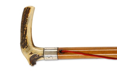 Lot 86 - Two antique walking sticks. An English stick...