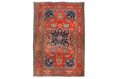 Lot 160 - AN ANTIQUE HERIZ CARPET, NORTH-WEST PERSIA...