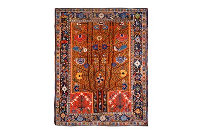 Lot 143 - AN ANTIQUE NERIZ RUG, SOUTH-WEST PERSIA approx:...