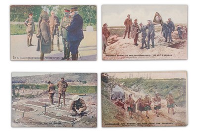 Lot 727 - An Album of postcards to include various...