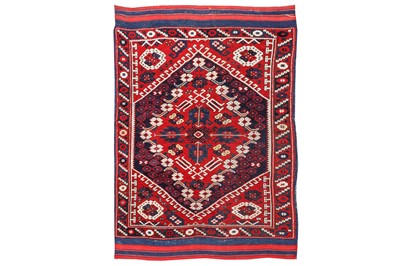 Lot 139 - AN ANTIQUE KIS BERGAMA RUG, TURKEY approx: 3ft....