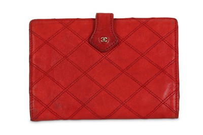Lot 59 - Chanel Vintage Red Purse, 1980's, red quilted...