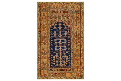 Lot 138 - AN ANTIQUE KULA PRAYER RUG, TURKEY approx: 6ft....