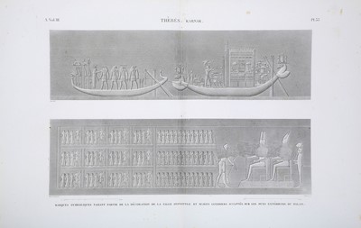 Lot 200 - Description de l'Égypte…: Antiquités, a large...