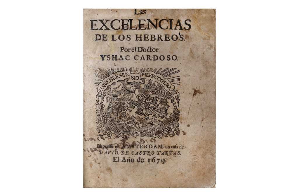 Lot 192 - Cardoso (Isaac Fernando) Las Excelencias de...