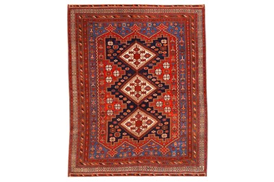 Lot 136 - AN ANTIQUE AFSHAR RUG, SOUTH-WES PERSIA approx:...