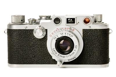 Lot 26 - A Leica IIIf Black Dial Rangefinder Camera...