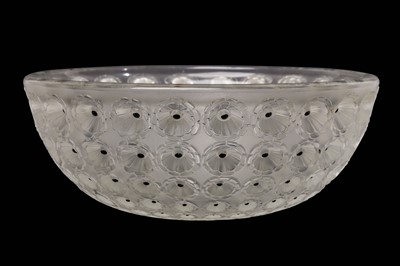 Lot 69 - A LALIQUE FROSTED, POLISHED AND ENAMELLED...