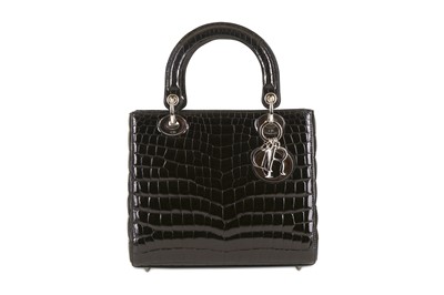 Lot 25 - Christian Dior Limited Edition Black Crocodile...