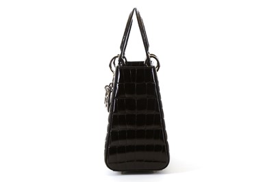 Lot 25 - Christian Dior Limited Edition Black Crocodile...