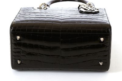 Lot 25 - Christian Dior Limited Edition Black Crocodile...
