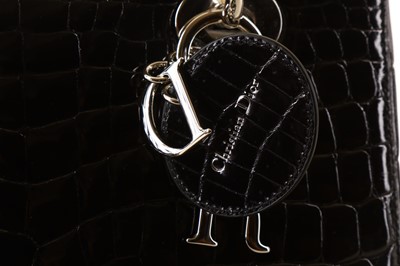 Lot 25 - Christian Dior Limited Edition Black Crocodile...