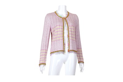 Lot 205 - Chanel Pink Knit Jacket, 2004 Cruise...
