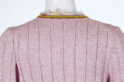 Lot 205 - Chanel Pink Knit Jacket, 2004 Cruise...