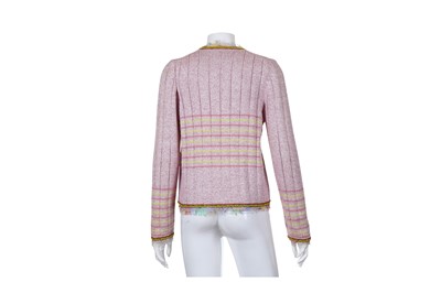Lot 205 - Chanel Pink Knit Jacket, 2004 Cruise...