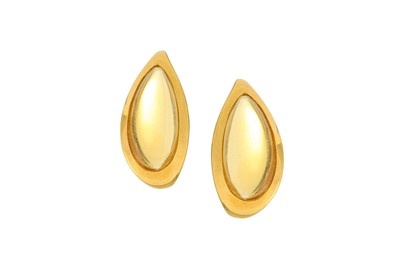 Lot 24 - A pair of citrine earrings, by Pomellato  Each...