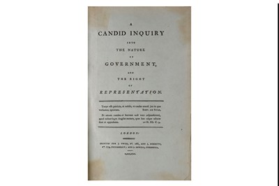 Lot 167 - Francklyn (Gilbert) A Candid Inquiry into the...