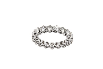 Lot 263 - A diamond eternity ring  Designed as a...