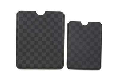 Lot 129 - Two Louis Vuitton Damier Graphite iPad Cases,...