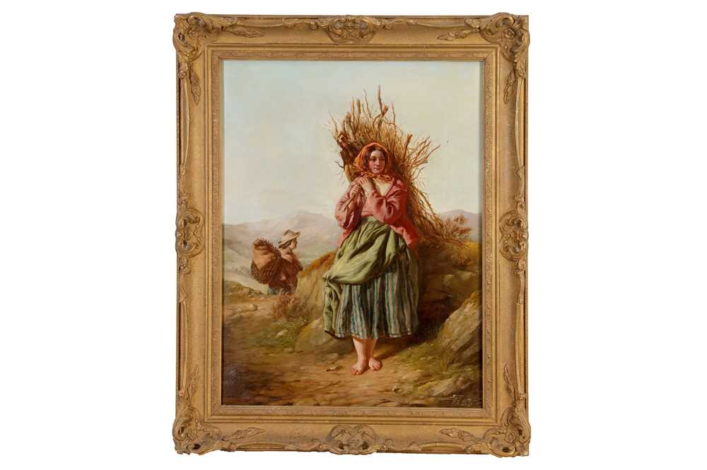 Lot 72 - JAMES JOHN HILL (BRITISH 1811-1882) A young...