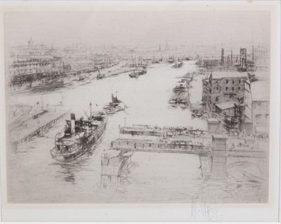 Lot 215 - Walcot (William) The Tyne, etching and...