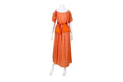 Lot 251 - Zandra Rhodes Pink Silk Dress, c. 1973,...