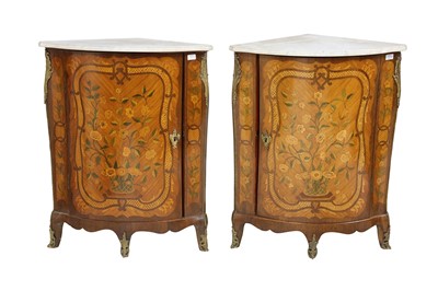 Lot 454 - A pair of French Louis XVI style floor...