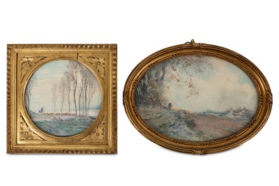 Lot 284 - HENRI FOREAU (FRENCH b.1866) Rural landscape...