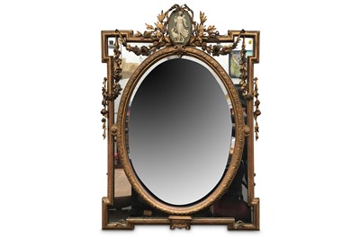 Lot 427 - A 19th Century Neoclassical style gilt framed...