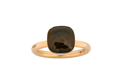 Lot 195 - A smoky quartz 'Nudo' ring, by Pomellato The...