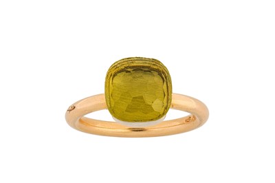 Lot 193 - A prasiolite 'Nudo' ring, by Pomellato The...