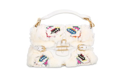 Lot 130 - Jimmy Choo White Tulita Shoulder Bag, white...