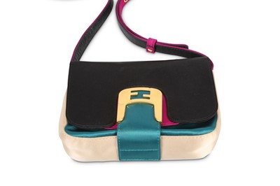 Lot 132 - Fendi Satin Mini Chameleon Crossbody, black,...