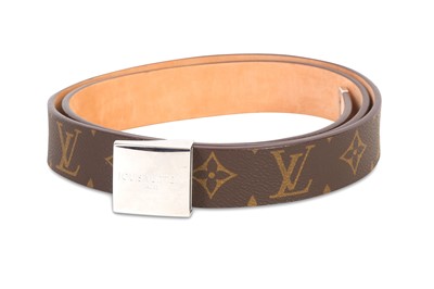 Lot 24 - Louis Vuitton Monogram Belt, c. 2001, silver...