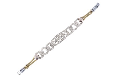 Lot 27 - An Art Deco diamond bracelet, circa 1930 Of...